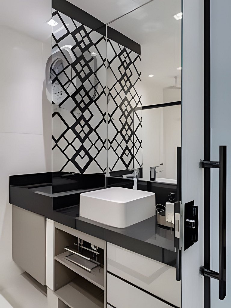 Flat Vertigo - luxuoso com churrasqueira e sacada