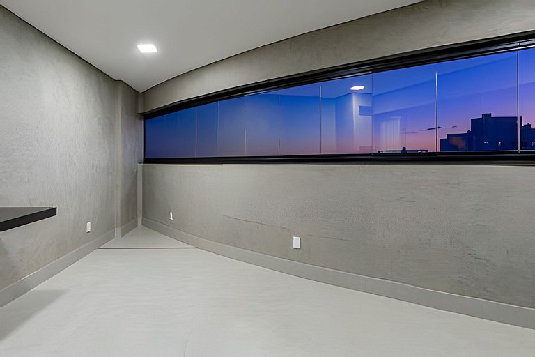 Flat Vertigo - luxuoso com churrasqueira e sacada