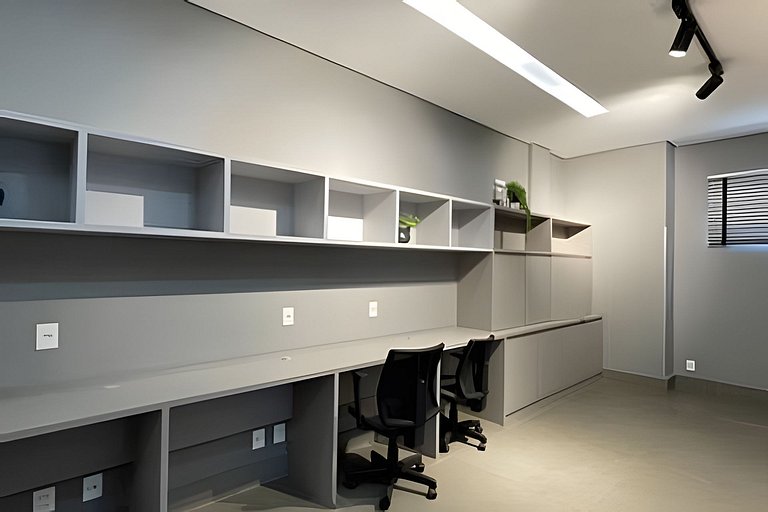 Flat Vertigo - luxuoso com churrasqueira e sacada