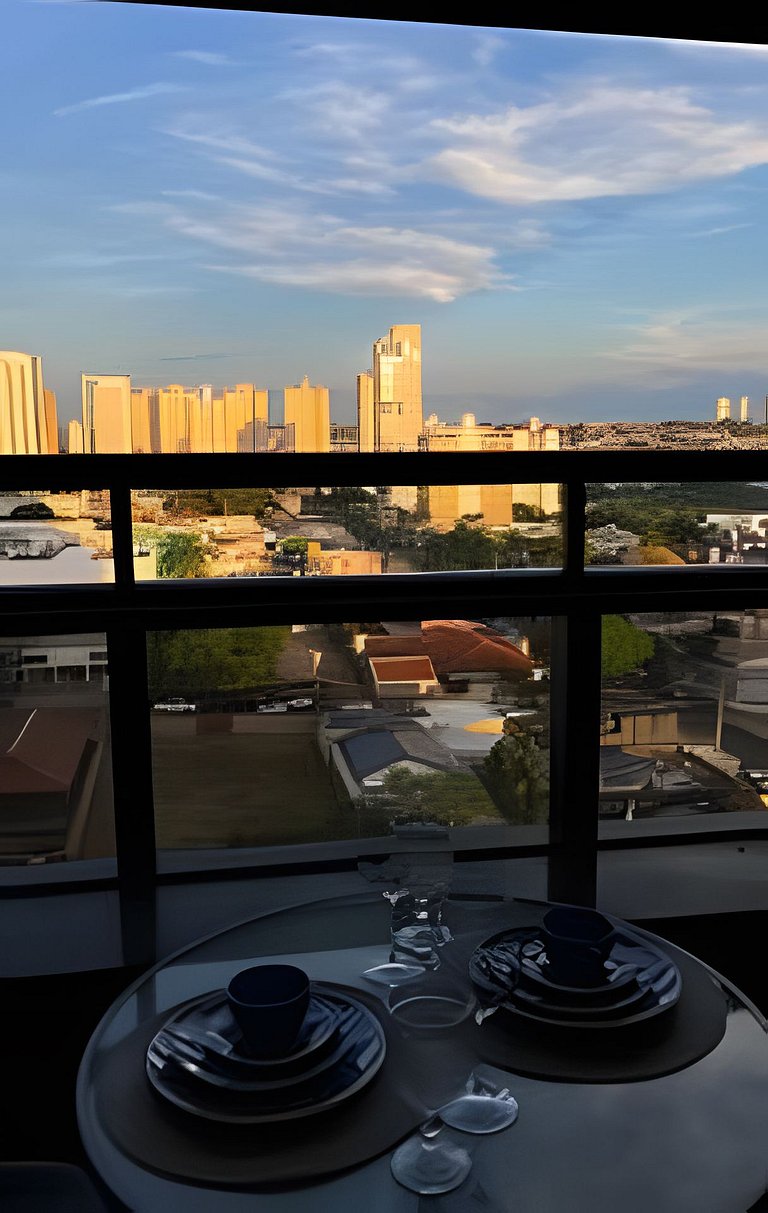 Flat de luxo c/ vista panoramica
