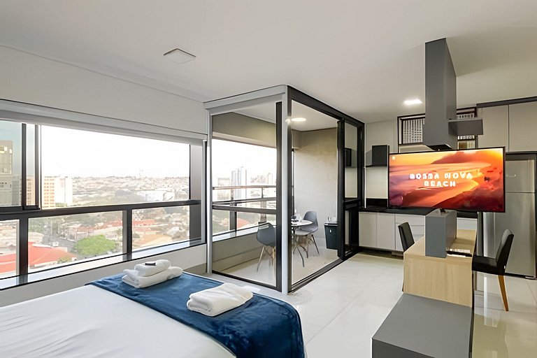Flat de luxo c/ vista panoramica