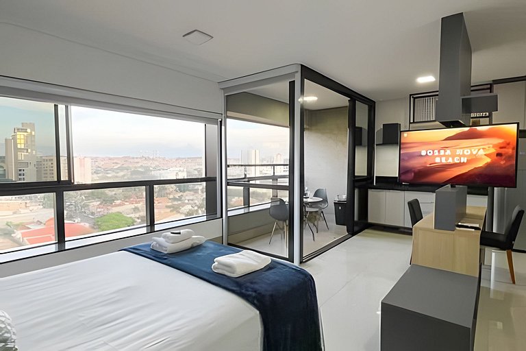 Flat de luxo c/ vista panoramica