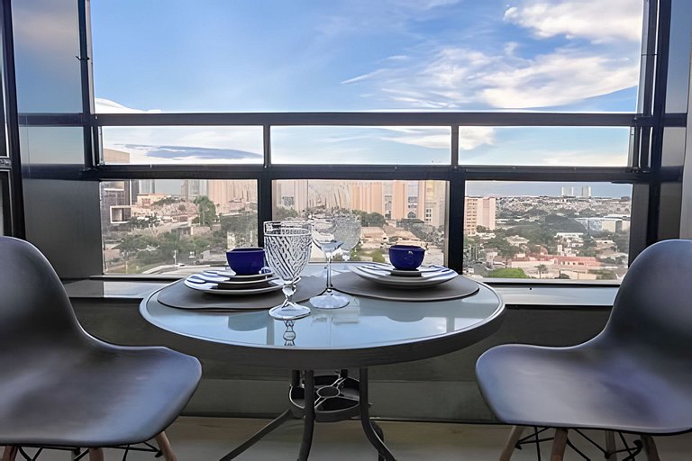 Flat de luxo c/ vista panoramica