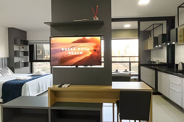 Flat de luxo c/ vista panoramica